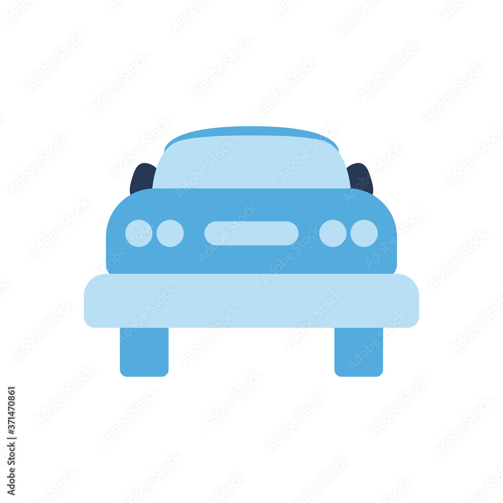 Isolated car flat style icon vector design