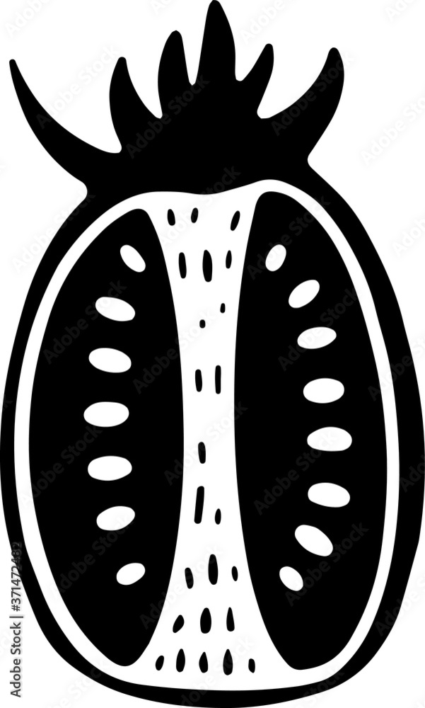 Vector cartoon fruit juicy Pineapple isolated on white background. Great for fabric, textile, wrapping paper and card. Vector cartoon fruit juicy Pineapple isolated on white background. Great for fabric, textile, wrapping paper and card.