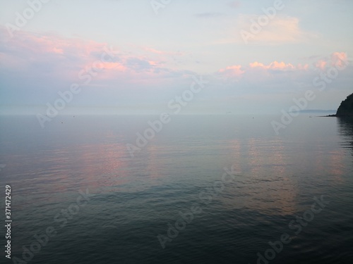 Fototapeta Naklejka Na Ścianę i Meble -  Sunset at Teignmouth Beach