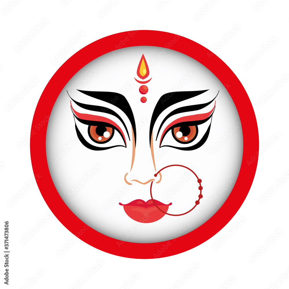 Durga Puja Navaratri Bhavani, AMIT SHAH, culture, logo, fictional Character  png | PNGWing