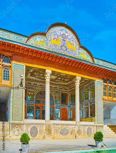 The mansions in old Shiraz, Iran photo