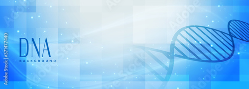 medical science dna structire banner design
