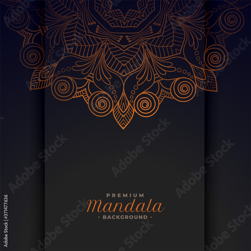 decorative ethnic mandala pattern design background photo