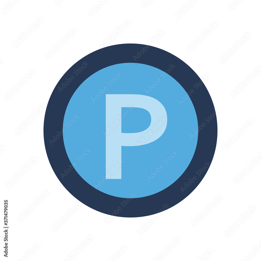 parking road sign button flat style icon vector design parking road sign button flat style icon vector design