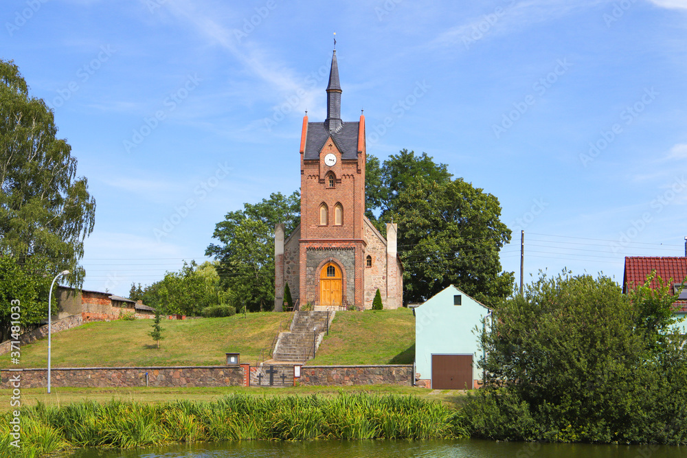 Church of Wulkow in Brandenburg switzerland, Germany Church of Wulkow in Brandenburg switzerland, Germany