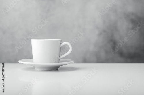 espresso coffee cup on a table