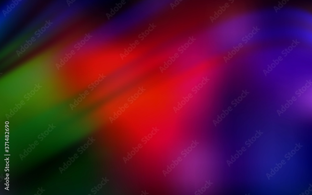 Dark Green, Red vector blurred and colored pattern. Abstract colorful illustration with gradient. New style design for your brand book.
