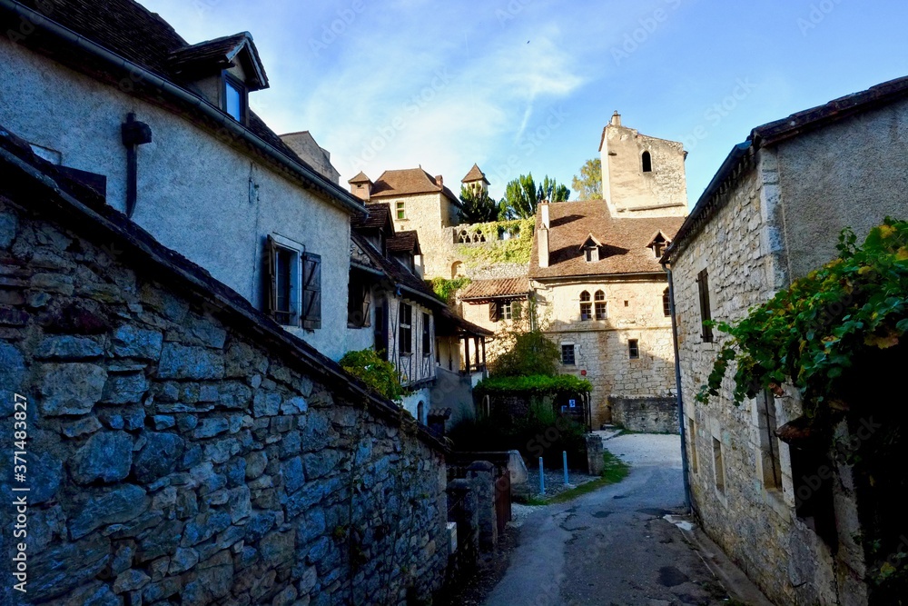 The small village of Saint-Cirq Lapopie.