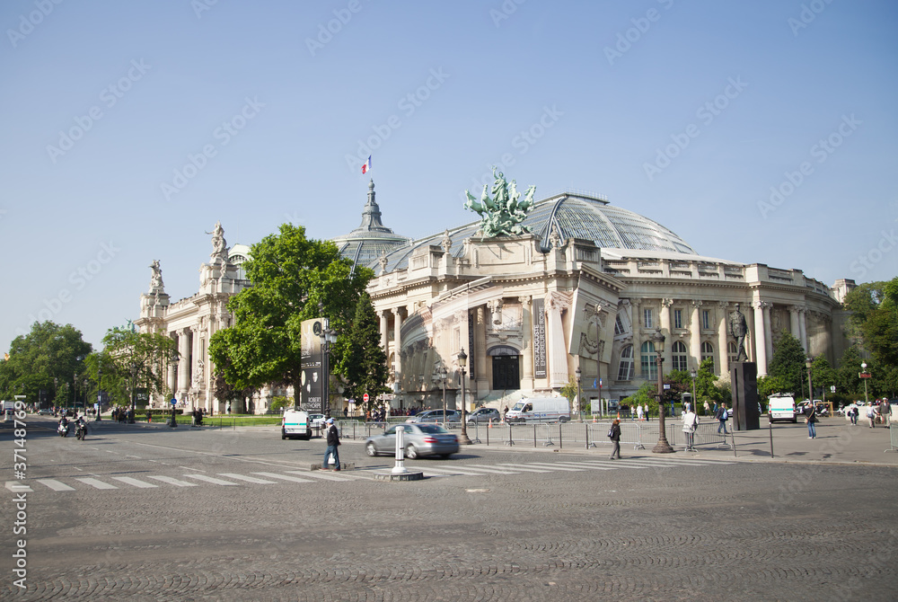 Paris,France-July,2014:France, Le Grand Palais, a place for exhibition in Paris.