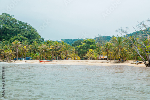 Capurgana, Choco, Colombia. September 19, 2019: View of the beaches on a beautiful day photo