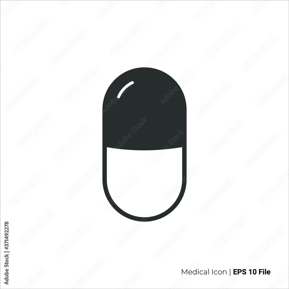 pill icon outline. pill logo vector design. isolated by white background pill icon outline. pill logo vector design. isolated by white background