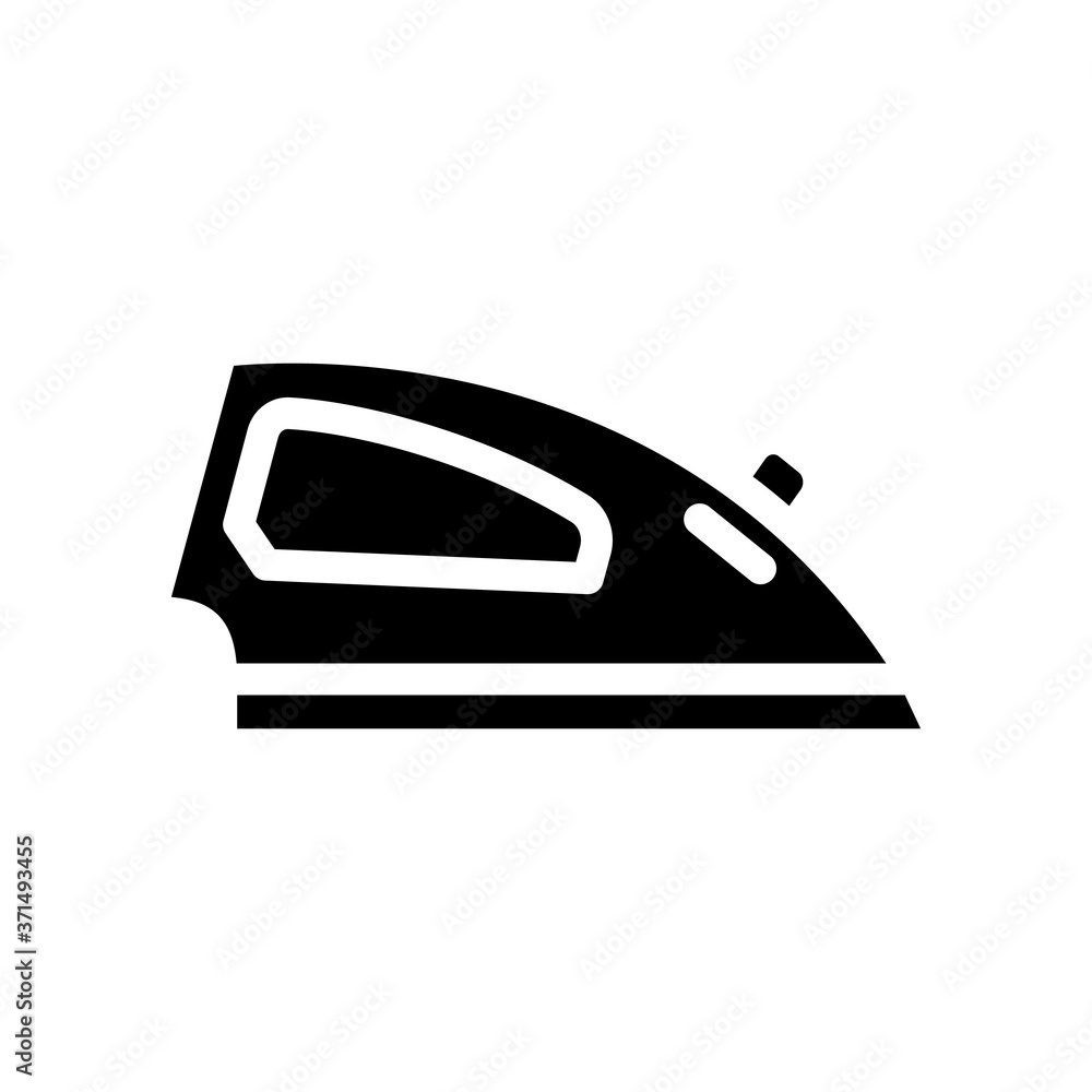 iron device glyph icon vector isolated illustration iron device glyph icon vector isolated illustration