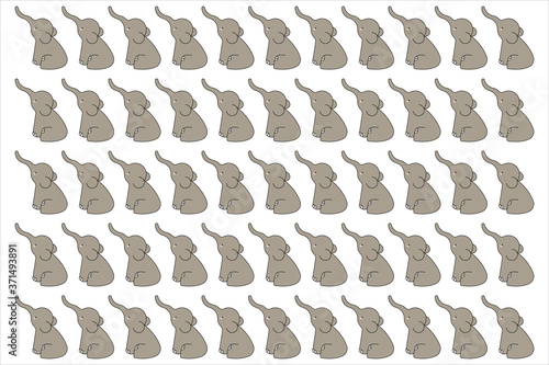 Cute Elephant Wall Decoration