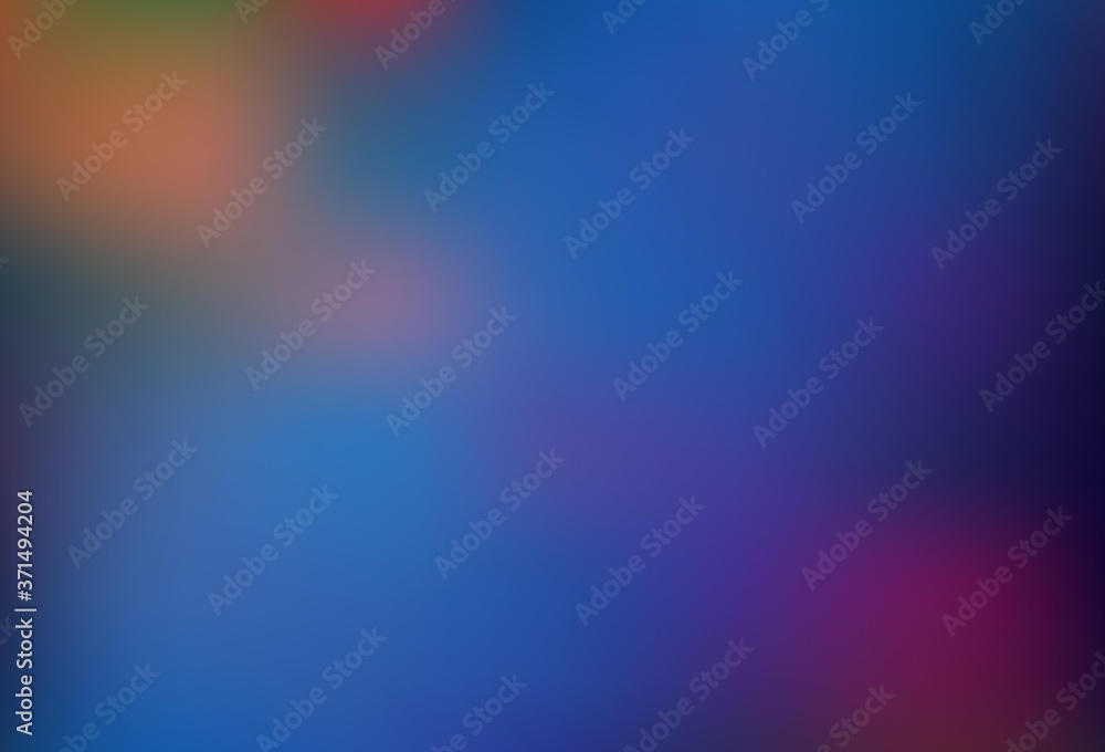 Light Blue, Red vector blurred template. Light Blue, Red vector blurred template.