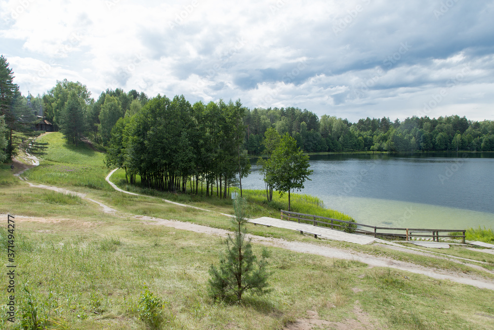 Svetloyar lake - natural monument and cultural heritage of Russia, Voskresensky District of the Nizhny Novgorod District