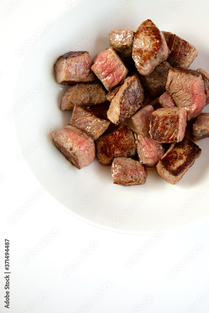 seared meat in a bowl seared meat in a bowl