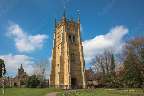 Evesham Bell Tower, part of the old Evesham Abbey, Evesham, Worcestershire, UK