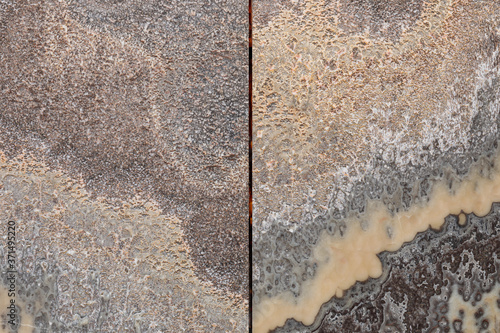 Close-up of earthy color marble onyx