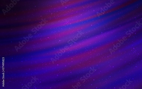 Dark Purple vector template with space stars. Modern abstract illustration with Big Dipper stars. Pattern for astrology websites.