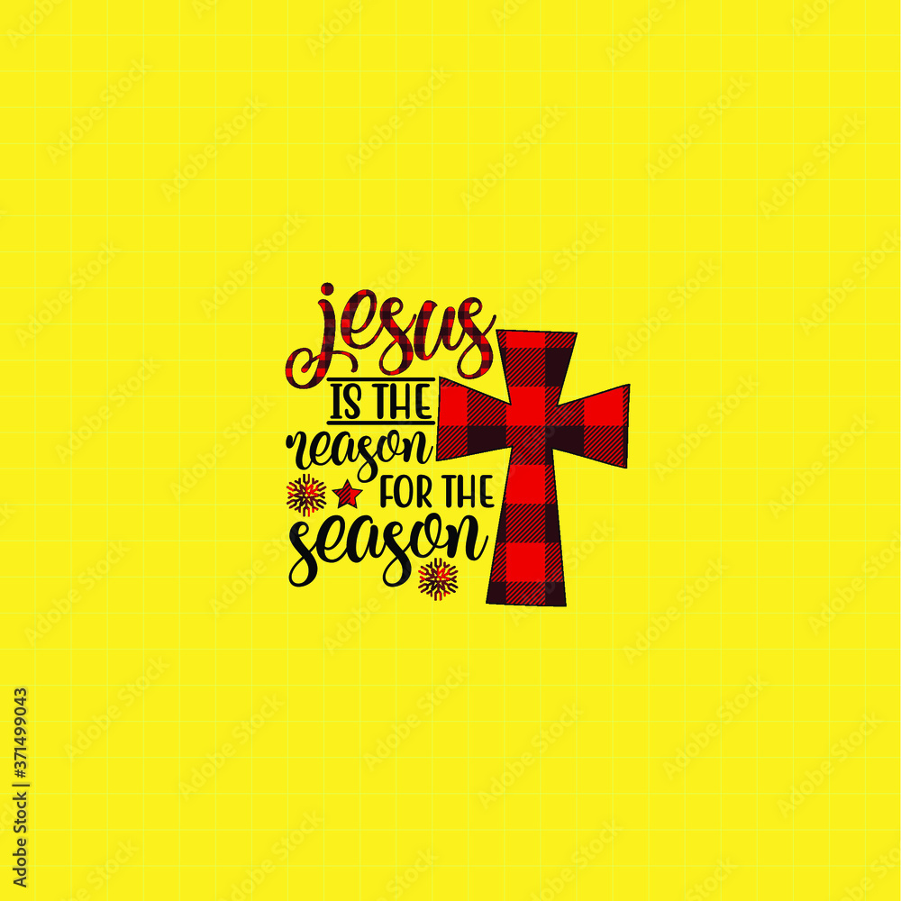 Obraz premium Jesus is the Reason for the Season