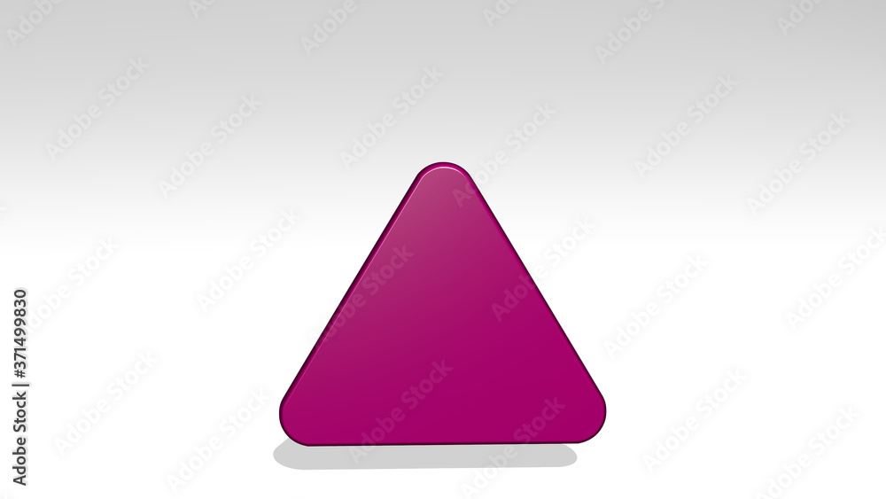 ARROW BUTTON UP 3D icon casting shadow - 3D illustration for background and design ARROW BUTTON UP 3D icon casting shadow - 3D illustration for background and design