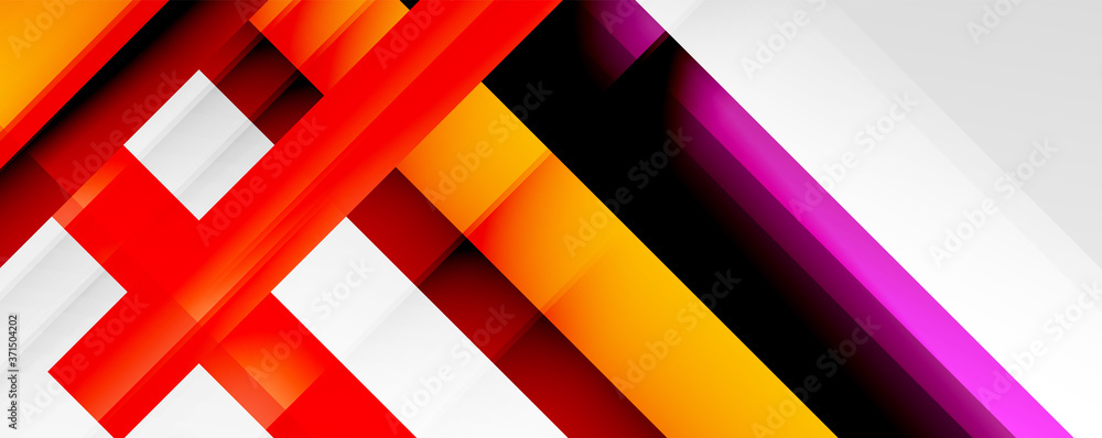 Geometric abstract backgrounds with shadow lines, modern forms, rectangles, squares and fluid gradients. Bright colorful stripes cool backdrops Geometric abstract backgrounds with shadow lines, modern forms, rectangles, squares and fluid gradients. Bright colorful stripes cool backdrops