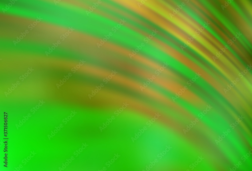 Light Green, Yellow vector blurred bright template. Light Green, Yellow vector blurred bright template.