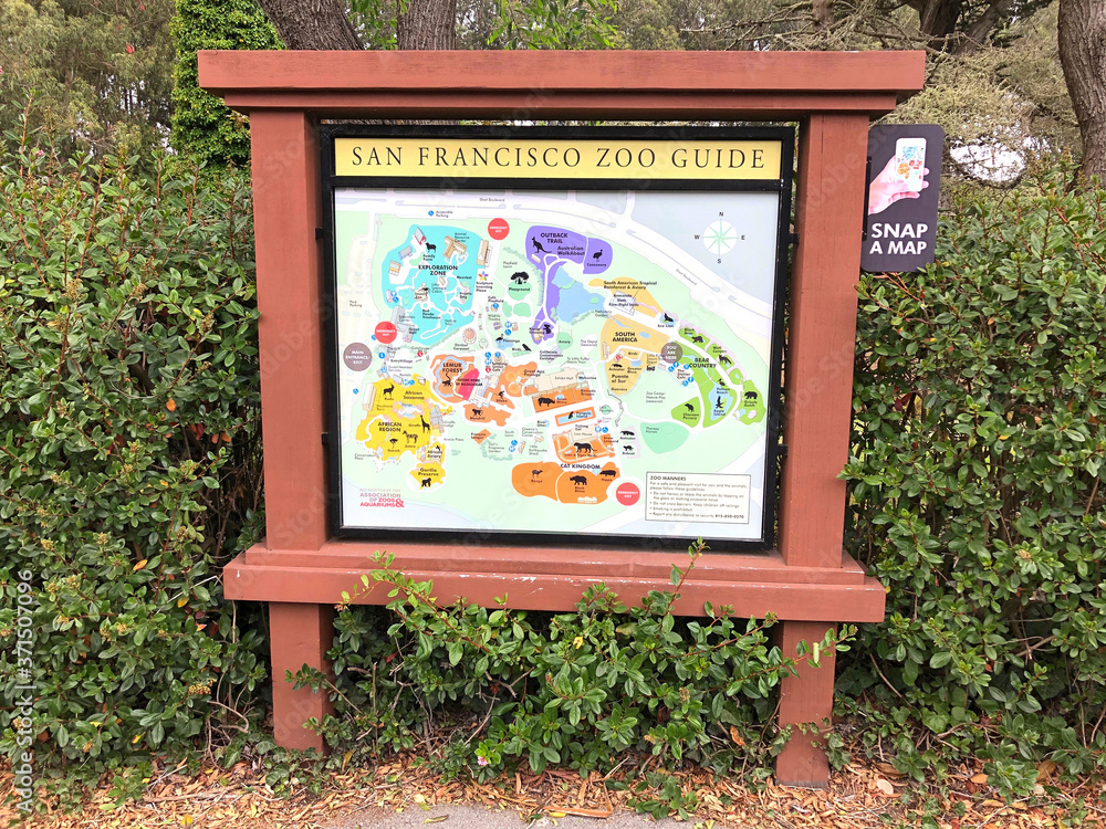 San Francisco Zoo Map - 1000 F 371507096 BjDgYlyUJnSHaEiKFtP3BcC0grTdy65Q
