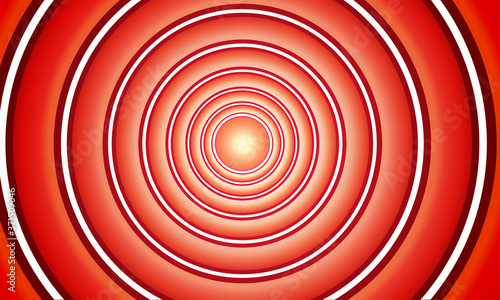 Abstract background with red circles, rings in target