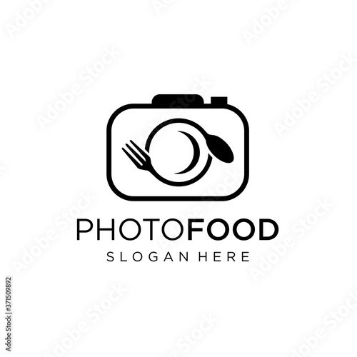 food photography logo design template,  Food Photo Logo . Elegant, Personable, Club Logo Design for Food Photography