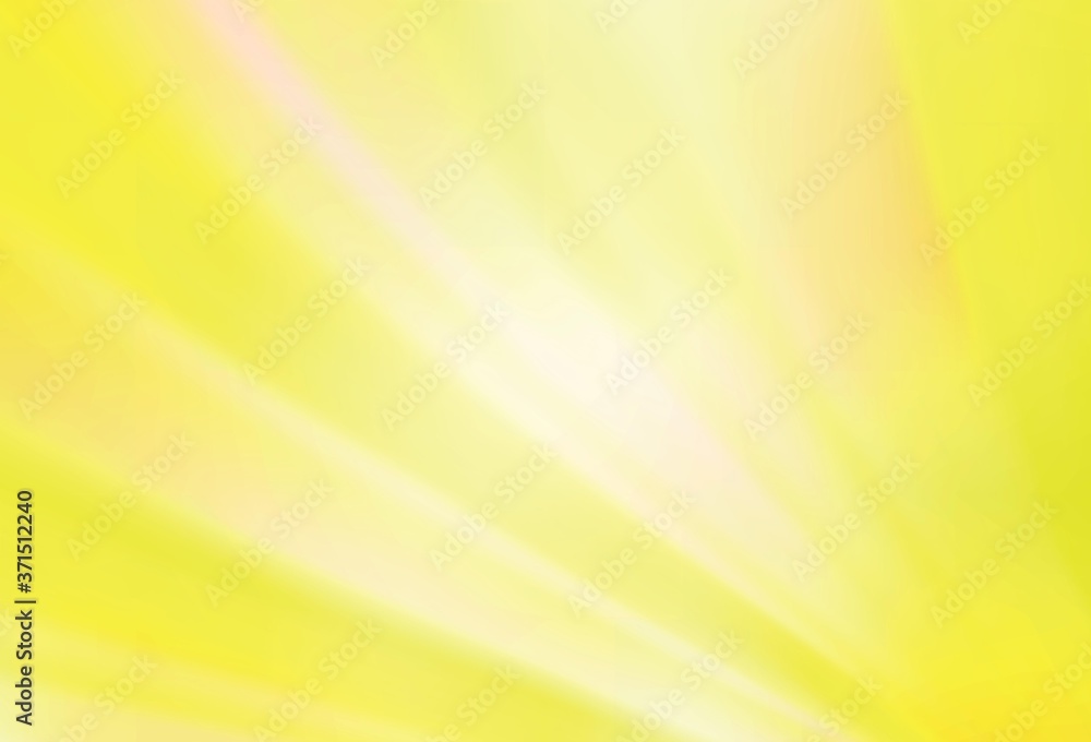 Obraz premium Light Yellow vector abstract blurred background.
