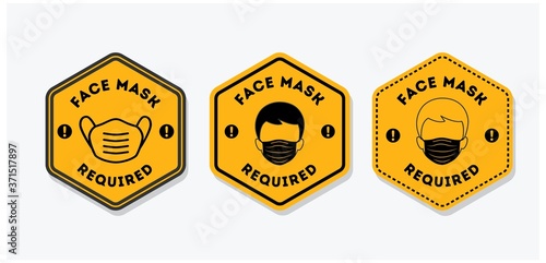 Notice Face Masks Required Sign, protective measures, Facemask Required Premises Sign, For Your Safety, Safety First Face Covering, Do Not Enter Without Face Covering Sign, Coronavirus Protection sign