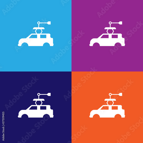 car dump outline icon. Elements of car repair illustration icon. Signs and symbols can be used for web, logo, mobile app, UI, UX photo