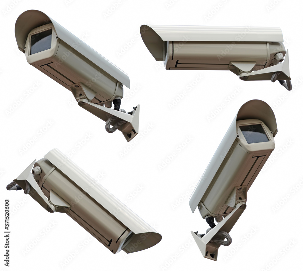 security cameras camera on white background security cameras camera on white background