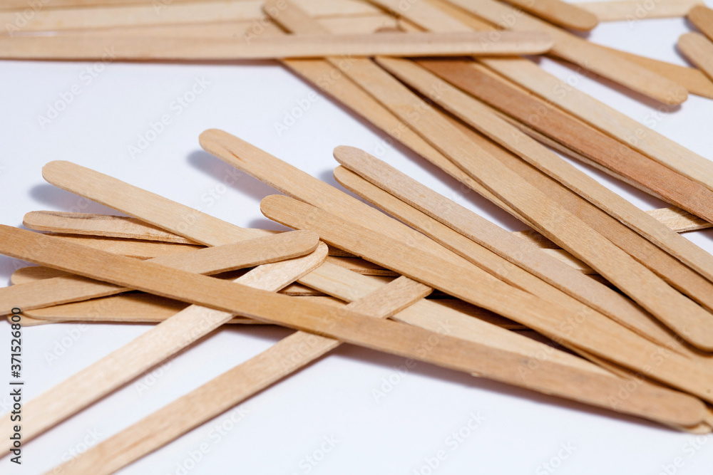 Wooden stick stirrers for coffee, tea and toothpick