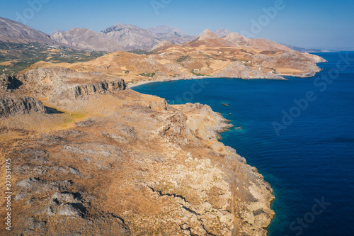 Dry coast of south Crete