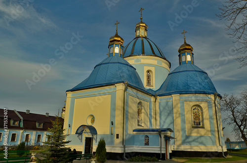 The Assumption Monastery is an Orthodox male monastery Ukrainian Orthodox Church in the village of Nizkinichi, Ivanichivsky district, Volyn region, founded in 1643 by Adam Kisel. photo