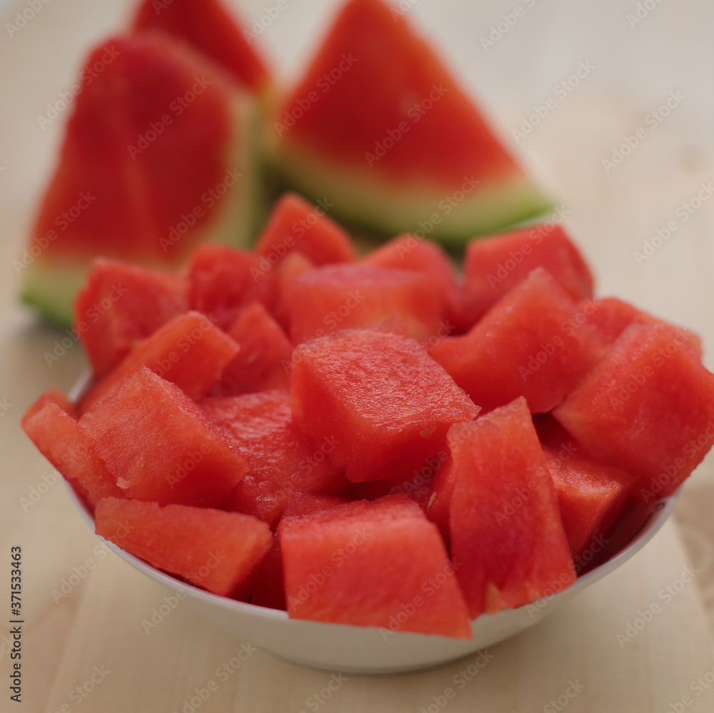 watermelon in a bowl watermelon in a bowl