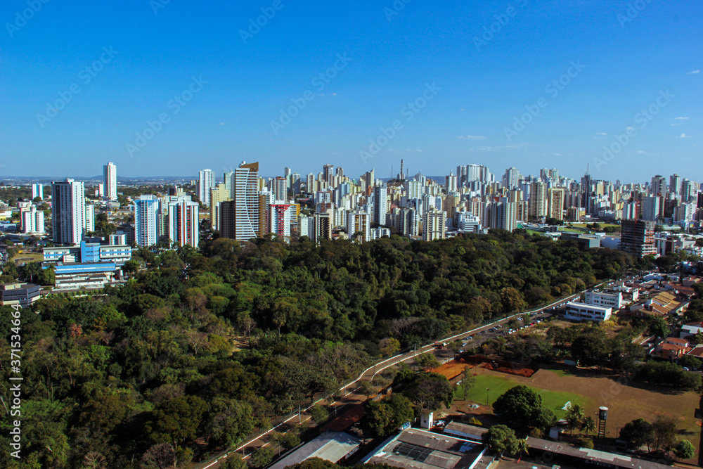 Naklejka premium Goiania, Goias, Brazil, Aerial View