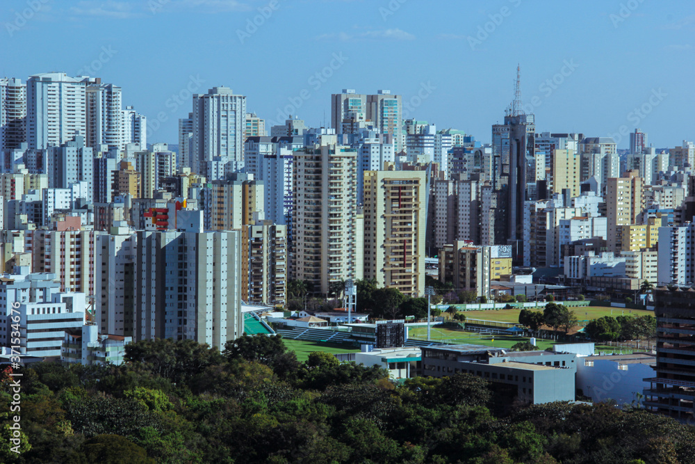 Fototapeta premium Goiania, Goias, Brazil, Aerial View