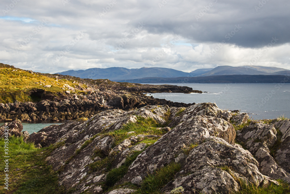 Sunset on the Rocky Coastline of Ireland