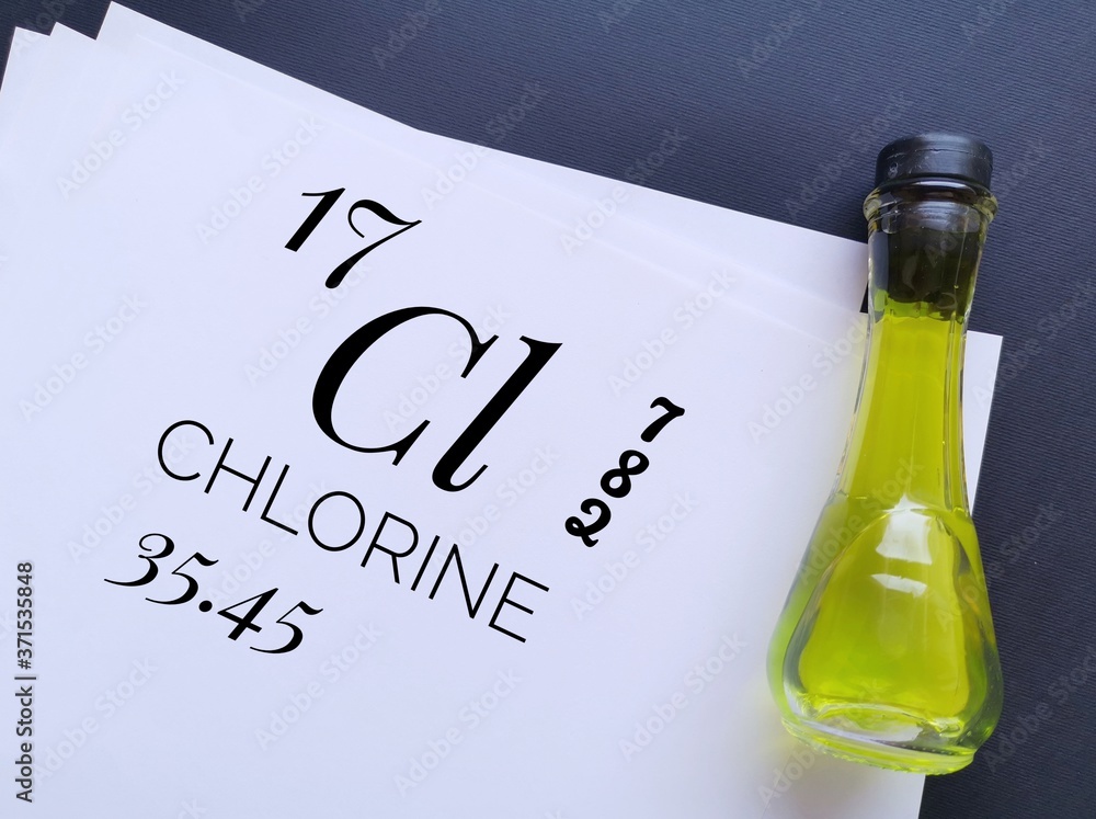 Chlorine is a chemical element of the periodic table with the symbol Cl and atomic number 17