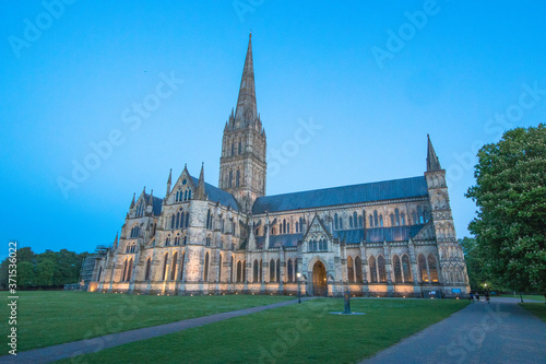 Views of Salisbury Cathedral, Salisbury, Dorset, UK