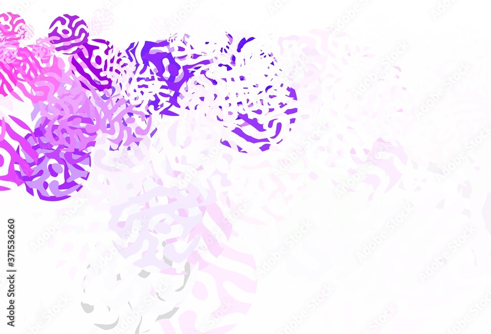 Light Pink, Blue vector background with abstract shapes. Light Pink, Blue vector background with abstract shapes.