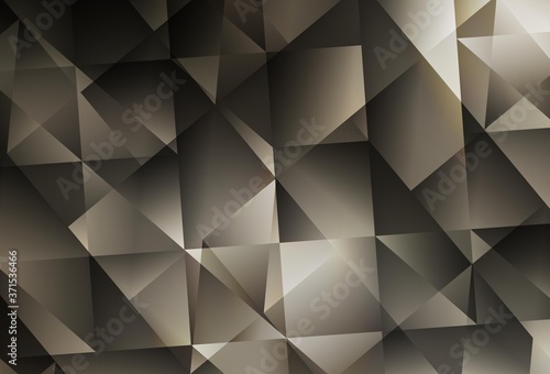 Light Gray vector shining triangular layout.