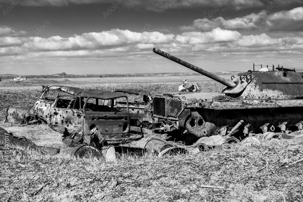Fototapeta premium The War and targets
