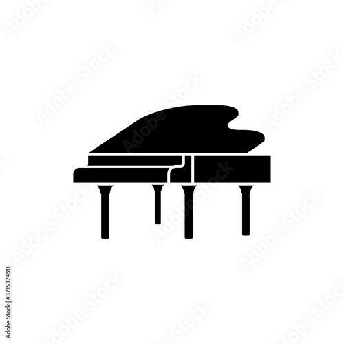 piano icon vector