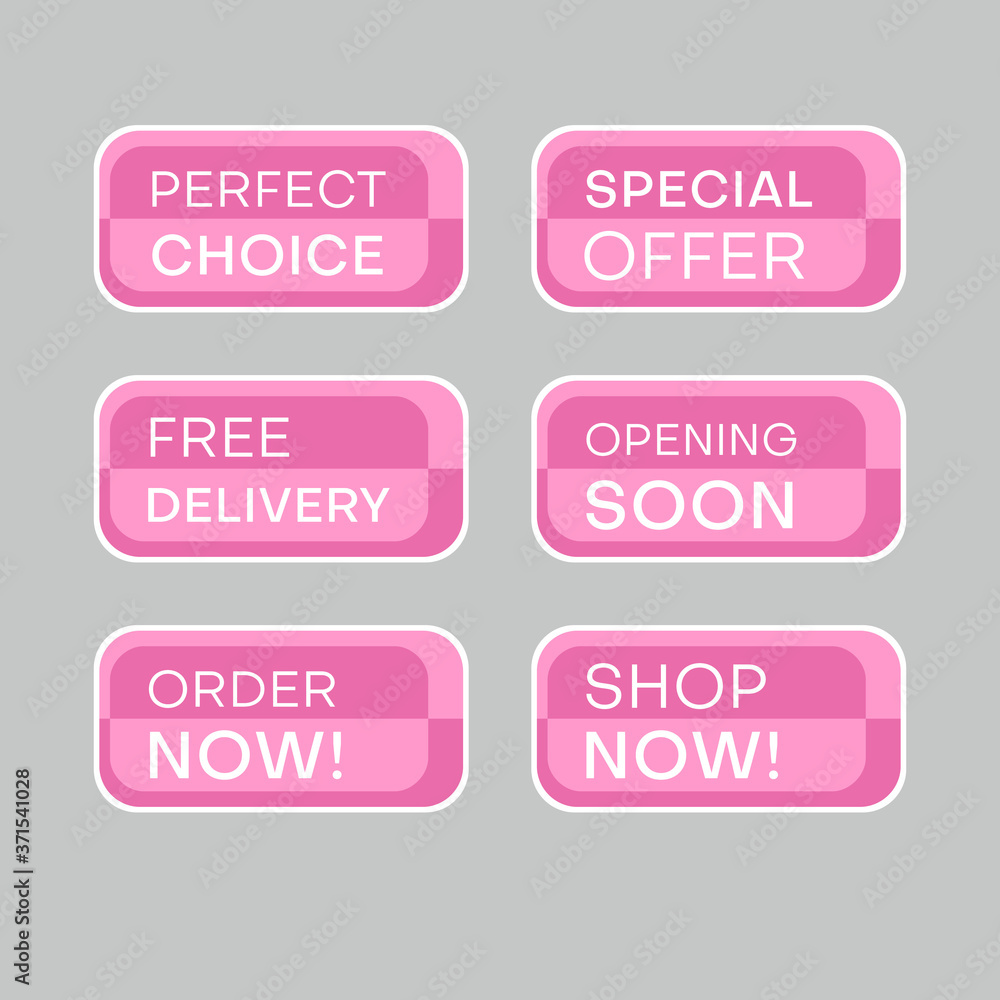Set of discount labels. Timeless easy-to-read design. Set of discount labels. Timeless easy-to-read design.