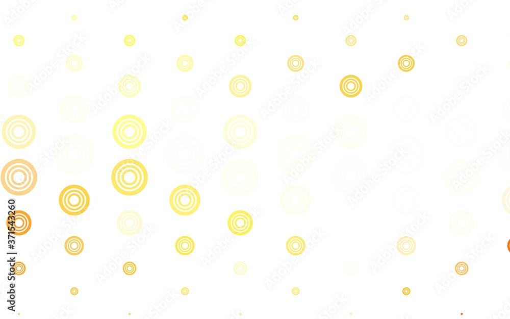 Light Orange vector backdrop with dots. Light Orange vector backdrop with dots.