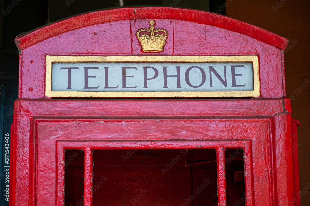 Red British Telephone Booth Red British Telephone Booth